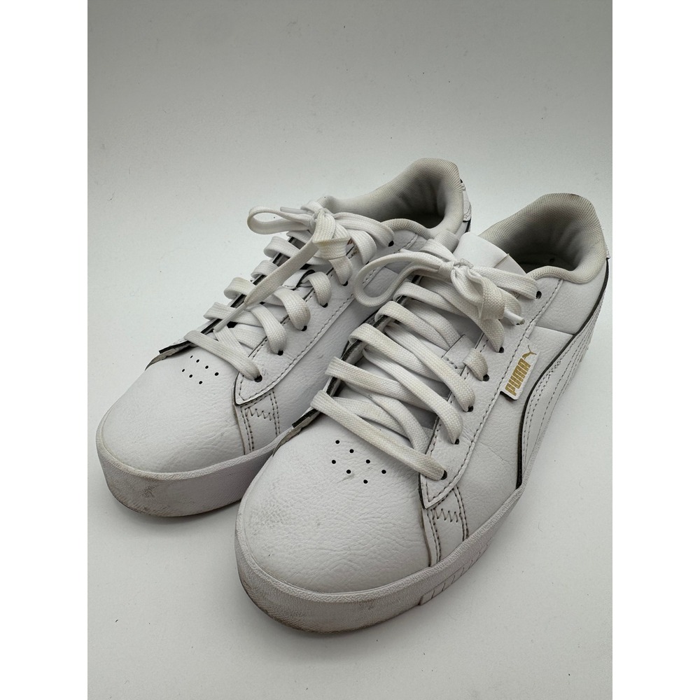 PUMA‎ Women's Size 10 White Low Top Casual Sneakers Lace Up Comfort Shoes